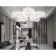 LED ceiling LED with Ambrella Light, Original, FA4292, 5XLED, 120 W, 9000LUM, 3000-6400K, white color.