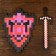Set of wooden souvenirs "ruby weapon" shield, sword