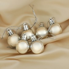 Set of balls plastic D-3 cm, 6 pcs 