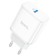 Network charger Hoco C104A, 1 Type-C, 20 W, PD + Qc, White