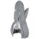 Mitten children, gray color, size 10 (1-2 years)