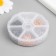 Rings clamping metal in the box "Multi -colored" 0.7x5 mm 1200 pcs 8x8x2 cm