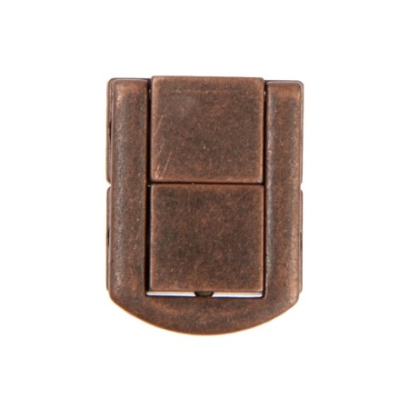 Castle Castle on the box ZM01, 3.2x2.5 cm, Copper color-1