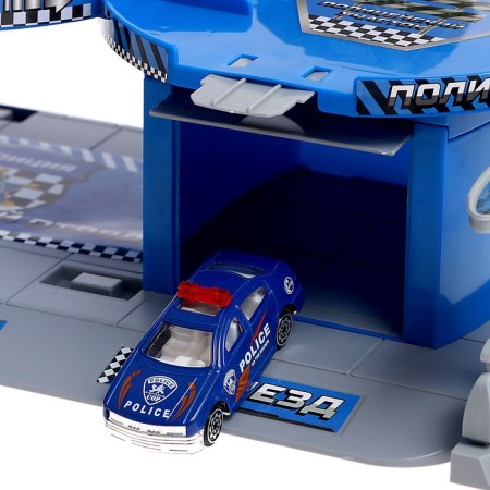 Parking "Police Party", with 2 metal machines-11