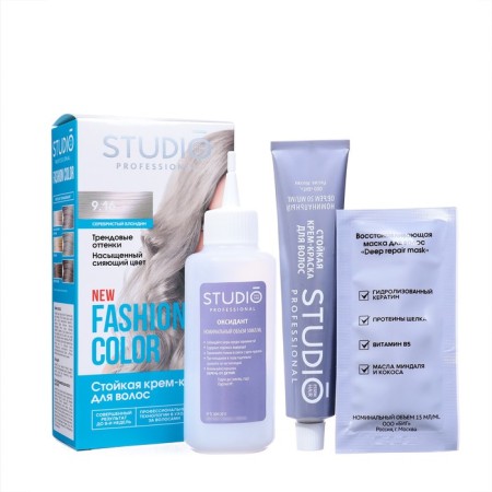 Persistent hair dye Fashion Color Studio Profeshnl, Silver Blond, 9.16, 115 ml-5
