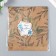 Scrapbooking paper bilateral craft "Flora" density 180 g 15.5x17 cm