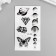 Tattoo on the body Black Planetarium 10.5x6 cm