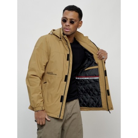 Sports male jacket, size 50, beige color-11