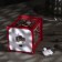 LED figure "Lantern with Santa Claus" 6 × 13 × 6 cm, plastic, batteries AG13x3, glow warm white