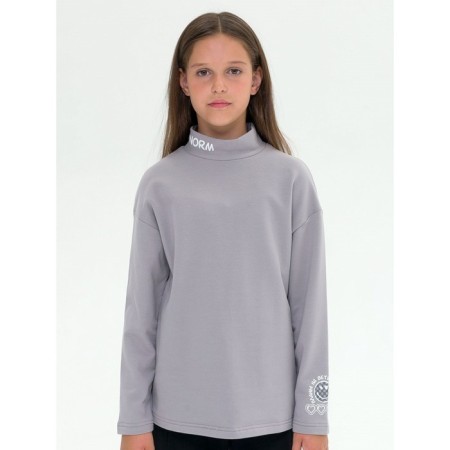 Jumper for girls, height 158 ​​cm, gray color