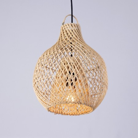 Ceiling Lamp from Rotan "Angi", 1 × 120 W, E27, 30 × 30 × 35 cm-2