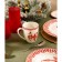 New Year's circle SL Home "Great Time", 400 ml, 9 × 10 cm, porcelain, white
