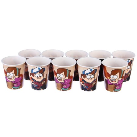 Paper glass "Happy Birthday!", 250 ml, gravity farz-4
