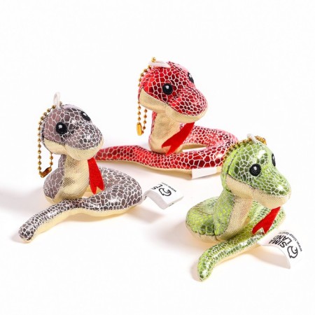 Soft toy "Snake", shiny, on a suspension, 7 cm, color mix-5