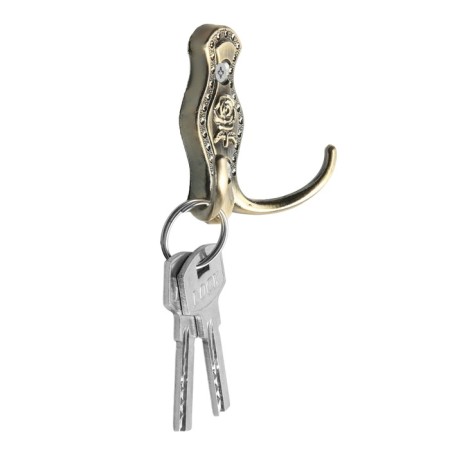 Hook furniture tundra TKD023, two -rod, bronze-1