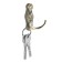 Hook furniture tundra TKD023, two -rod, bronze