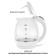 Electric kettle JVC JK-KE1514, glass, 2200 watts, 1.7 l, white
