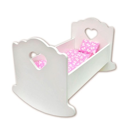 Cold-Lulka "heart", with bedding, 30 cm, white color-4