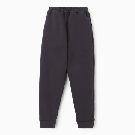 Children's pants, launched, graphite color, height 152 cm-4