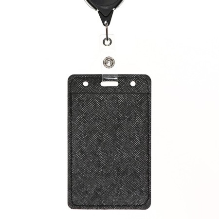 Baig-carman Vertical leatherette, external 109x67mm, internal 85x54mm, roulette 65cm, black.-2
