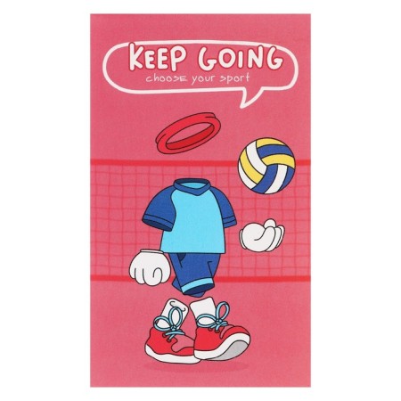 Notepad7.48 Listenclies "Your Sport", cover coated cardboard, block 60 g/m2, mix-7