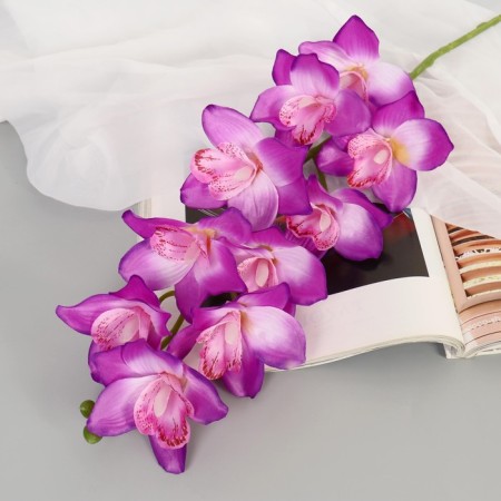 Artificial flowers "Amabilis orchid" 90 cm, lilac