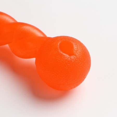 Toy "braid" large, 29 cm, rubber, red-2