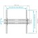 ARM Media Plasma-4 TV, up to 55 kg, 22-65, wall, tilt, black
