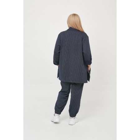 Female jacket, size 54, blue color-4