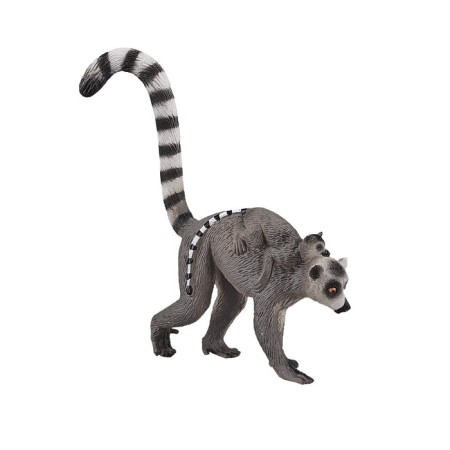 Figure Konik "Cat Lemur with a cub"