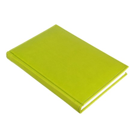 Delivery of a non -stated A5, 160 Vivevella sheets, artificial leather cover, corner perforation, light green-1