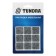 Furniture tundra, 25 x 25 mm, square, gray, 18 pcs.
