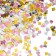 Confetti for the balloon foil square, assorted deluxe, metallic, 1 cm, 50 g