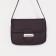 Bag-mixer on the valve, external pocket, long belt, dark brown color