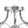 Ashley chandelier 3x40W E27 chrome 53x53x20cm