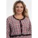 Women's tunic, size 56, red color
