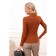 Women's turtleneck, size 48, brown color 60661