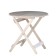 Folding table, 80 × 80 × 75cm, linden, round