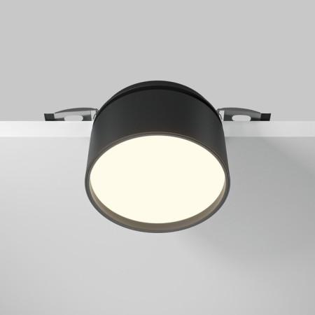 Built-in lamp Technical DL024-12W-DTW-B ONDA, 85x85x66 mm, LED, 12W, 640LM, black color black-4
