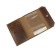 Passport cover on the button, brown color