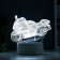 Lamp "Racing Motorcycle" LED white from the network 9.5x16x14 cm Risalux