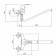 Fashun A2103 bath mixer, one -leaf, pour 362 mm, with a shower set, chrome
