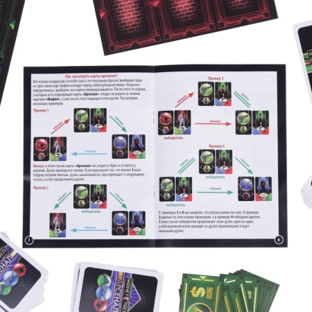 Board Economic Game "Money Polys. Mafia ", 116 cards, 12+-4