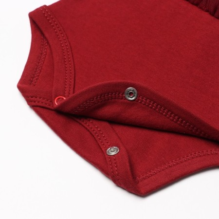 Боди с юбкой Крошка Я Cherry Red, рост 80-86, вишневый-4