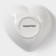Porcelain magistro “Blanche heart”, 80 ml, white color