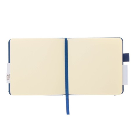 Sketchmarker sketchbook, 120 x 120 mm, 80 sheets, solid cover of artificial leather, blue, block 140 g/m2-4