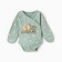 Body-kimono children with a long sleeve "Fox", Mentol, height 62