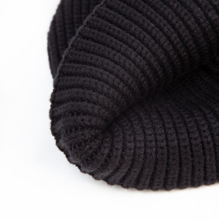 Women's hat minku with lapel, size 54-56, black color-3