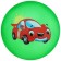 Children's ball zabiaka, d = 22 cm, 60 g, color mix