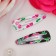 Invisibility for hair "Flower cherry" (set 12 pcs) 3 cm, mix
